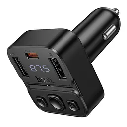 АЗП з FM-модулятором HOCO E87 Delta 35W(1A1C) BT FM transmitter - мініатюра 3