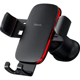 Автотримач Baseus Metal Age 2 Gravity Car Mount Air Outlet Version Black (SUJS000001) [81954] - мініатюра 1