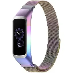 Ремінець-бампер DK Samsung Galaxy Fit2 (R220) Metal Milanese Loop Magnetic (chameleon) - мініатюра 3