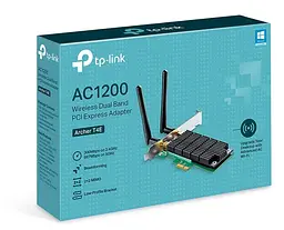 WiFi-адаптер TP-Link Archer T4E AC1200 PCI Express (ARCHER-T4E) - мініатюра 3