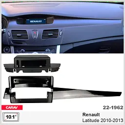 Перехідна рамка Renault Latitude, Laguna Carav 22-1962 - мініатюра 6