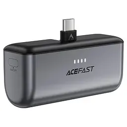 Зовнішній акумулятор ACEFAST M9-5000 PD20W capsule power bank чорний - мініатюра 2