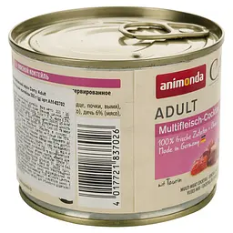 Вологий корм для котів Animonda Carny Adult Multi Meat Cocktail мультим'ясний коктейль 200 г - мініатюра 3
