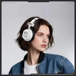 Бездротові ігрові навушники Onikuma GT803 Bluetooth гарнітура з мікрофоном та шумопоглинанням White (19121) - мініатюра 8