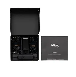Twinkly Smart LED Гірлянда Twinkly Strings AWW 400, Gen II, IP44, довжина 32м, кабель чорний - мініатюра 3