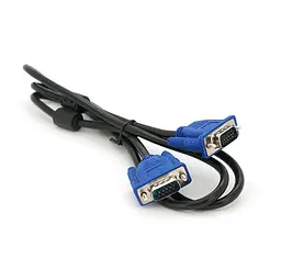 Кабель VGA 3+2 Voltronic YTMM1.5 2 феррита 1.5m