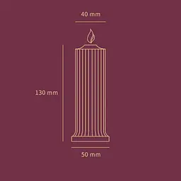 Свічка низькотемпературна UPKO Low temperature wax candle 150 г - мініатюра 10