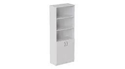 Шафа Анжело Ferrum-decor на 5 полиць з 2 дверима 1900x700x380 ДСП Біла 16 мм (FRD-105031) - мініатюра 3