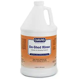Ополіскувач Davis De-Shed Rinse ДЕВІС для полегшення линьки у собак і котів (концентрат) 3.8 л (DSRG)