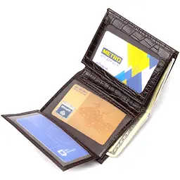 Чоловічий шкіряний гаманець Canpellini 9х11,5х1 см acs0025636 - мініатюра 5