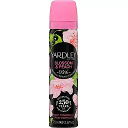 Yardley Дезодорант Blossom & Peach 75мл