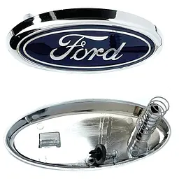 Емблема для Ford 151 x 65 мм із пружинкою / Focus 2 / C-ma x / Kuga / Mondeo / Connect / Туреччина