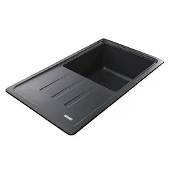 Гранітна мийка Globus Lux Lugano графіт 780x435мм А0001, Графит - мініатюра 3