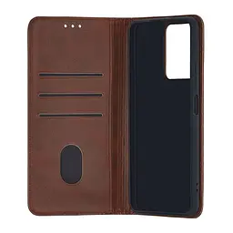 Чохол-книжка Premium Xiaomi Redmi Note 12 4G Dark Brown - мініатюра 3