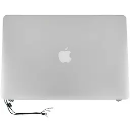 Кришка + Матриця в зборі для ноутбука Apple A1398 2013-2014 (12 pin) Сріблястий 100% (AASP) - мініатюра 2