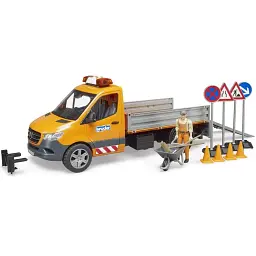 Автомобіль евакуатор Bruder Мb Sprinter з родстером 1:16 (02675) - мініатюра 6