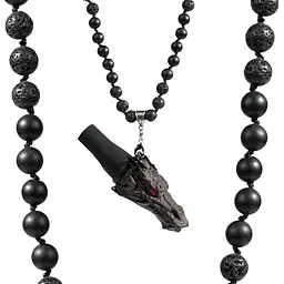 Персональний мундштук для кальяну Lavart Demon Line Dragon Black - мініатюра 2