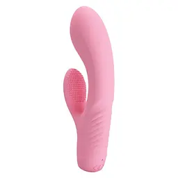 Вібратор-кролик Pretty Love Tim Vibrator Light 15.5 см рожевий - мініатюра 5