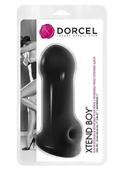 Насадка на пеніс Dorcel Xtend Boy 18 см чорний - мініатюра 6