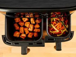 Фритюрниця Tefal Dual Easy Fry & Grill EY901N10, 8.3 л, 7 програм приготування, LCD екран, автоматичне відключення - мініатюра 5