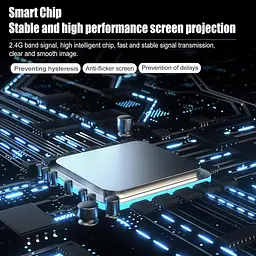Бездротовий HDMI адаптер QIDUHUQI з Miracast, DLNA та AirPlay - мініатюра 3