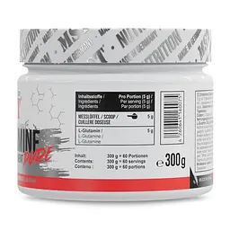 Глютамін Glutamine 300 грам MST Nutrition vit0006102 - мініатюра 2