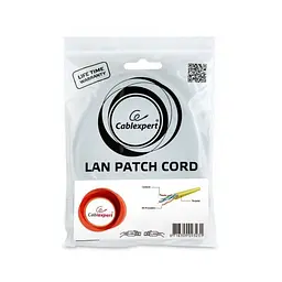 Патч-корд 0.5м UTP cat 6 CCA yellow Cablexpert (PP6U-0.5M/Y) - мініатюра 4