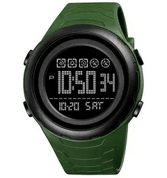 Наручний годинник чоловічий Skmei 1674 Army Green Black, 1674AGBK (18458)