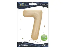 Кулька фольгована цифра PELICAN 40 (100 см) 1 7 лате