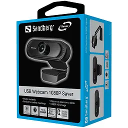 Веб-камера Sandberg Webcam 1080P Saver - мініатюра 5
