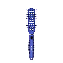 Щітка для волосся двостороння продувна Salon Professional 9541 SL, Синя