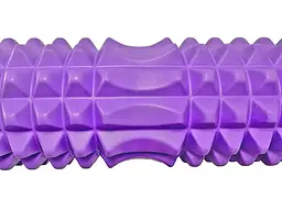Масажний ролик (роллер) PowerPlay 4406 EVA Massage Roller Фіолетовий 45x12 см (PP_4406_Purple) - мініатюра 2