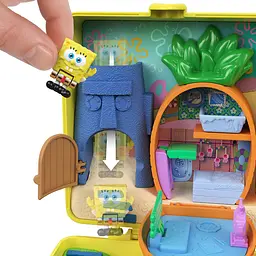 Набір Mattel Polly Pocket Губка Боб Квадратні штани з мікрофігурками (JKC84) - мініатюра 7