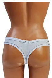 Жіночі трусики 6258d Emy білі 3 - мініатюра 3