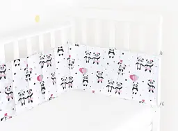 Набір бортиків в ліжечко ROSE PANDA COSAS (4822052280072) - мініатюра 2