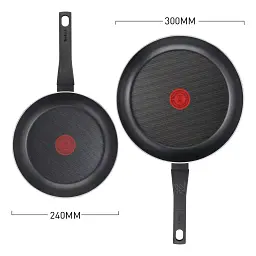 Набір сковорідок Tefal(T-fal) 2 штуки 30 см та 24 см (Cocine y Limpia Facil B5659082) - мініатюра 8