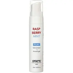 Стимулюючий гель Exsens Kissable Raspberry Mint 15 мл можна для поцілунків, охолоджуючий