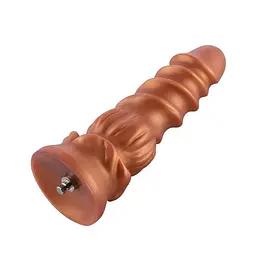 Фалоімітатор Hismith Spiral Grain Silicone Dildo Monster Series спіральний рельєф для секс-машин