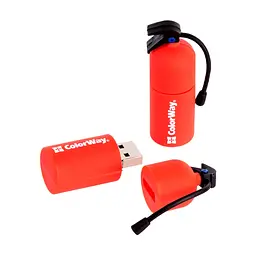 USB флеш накопичувач ColorWay Fire 64 GB USB 3.0 Red (CW-USBFE64) - мініатюра 6