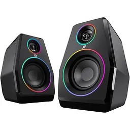 Акустична система 2.0 Defender Solar 10, 10Вт, Bluetooth, RGB підсвітка, USB, чорна - мініатюра 6