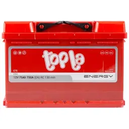 Акумулятор автомобільний Topla 75 Ah/12V Energy Euro 750A (108 075)