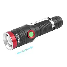 Ліхтар COP BL-736-T6 880000 + zoom + microUSB + 18650 - мініатюра 2