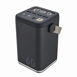 Повербанк O2 Project потужний 60000 mAh 65W для ноутбука 6 портів 20V - мініатюра 4