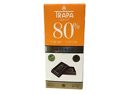 Темный шоколад Trapa Intenso 80% какао 175 г (8410679232077)