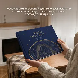 Книга-фотоальбом «Дерево мого роду» синій - мініатюра 4