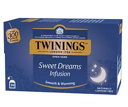 Чай Twinings трав’яний з ромашкою, липою, апельсином та медом Sweet Dreams 20 пакетиків