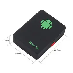 GSM трекер Tracker Mini A8 з прослуховуванням для дому / автомобіля ∙ Маячок - трекінг для відстеження дітей, собак - мініатюра 4