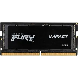 Оперативна пам'ять Kingston Fury 32GB SODIMM DDR5 4800MHz Impact Black (KF548S38IB-32)