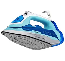 Прасувальна праска Rotex RIC63-C Ultra Glide Plus Керамічне покриття 2800Вт Резервуар 380мл Блакитний / Білий - мініатюра 6