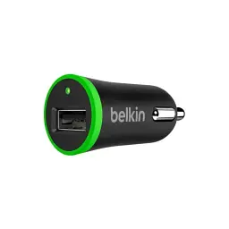 Автомобільний зарядний пристрій Belkin (1USB, 2.4A) Black (F7U002bt06-BLK)_OEM - мініатюра 2